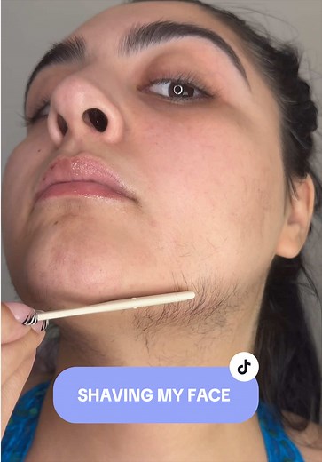 Shaving My Face After One Month: Face Shaving Tutorial
