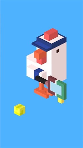 Limited time Tennis Chicken character in Crossy Road! 🎾🐔