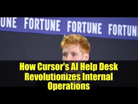 How Cursor's AI Help Desk Revolutionizes Internal Operations