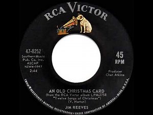 1963 Jim Reeves - An Old Christmas Card