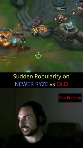 Riot Endstep - Sudden Popularity on NEWER RYZE vs OLD