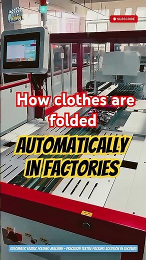 Automatic Fabric Folding Machine – Precision Textile Packing Solution in Seconds