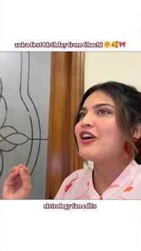 zayra birthday surprise by iqra 😍✨💝#sistrology #iqrakanwal #birthday