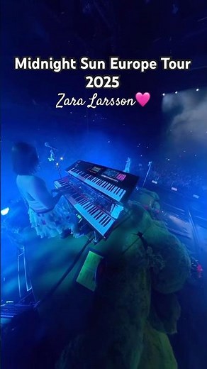Follow me for more 🥹💖 Blue moon by Zara Larsson #zaralarsson #zaralarsson #tour #europe #musician