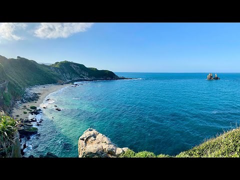 【新北景點】北海岸_金山老街、神秘海岸、燭臺雙嶼 4K