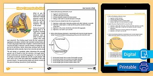 How Concrete Is Made Scientific Passage and Questions for 6th-8th Grade