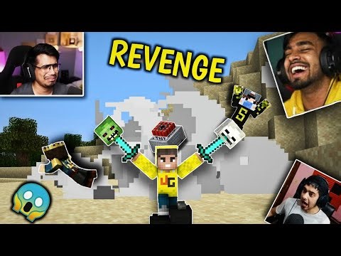 Gamers REVENGE Moments in Minecraft 🔴 Mythpat, Live Insaan, Gamer Fleet, Smartypie