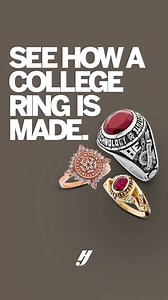 Your class ring represents your unique journey! ❤️ Once you design the custom features, we take care in creating it for YOU. Watch to see how your ring was made. Then, share the end result using #HJPutARingOnIt.  | Herff Jones | Facebook