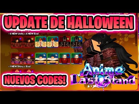 🎃NEW HALLOWEEN UPDATE on ANIME LAST STAND [UPDATE 71] #roblox