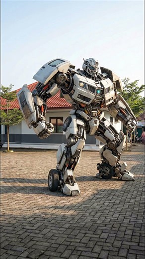 Viral... Mobil Box MBG Transformasi Menjadi Robot