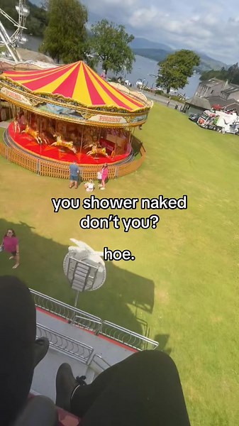 Colorful Outdoor Carousel Ride Experience