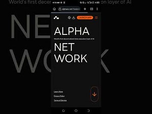 How to participate in Alpha Network airdrop.