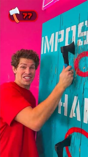 Impossible Axe Throw!