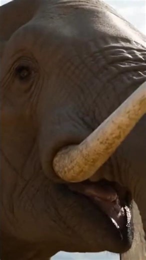 GIANT BATTLE: LION PRIDE ATTACKS LONE ELEPHANT! 🤯 ​#shorts #wildlife #survival