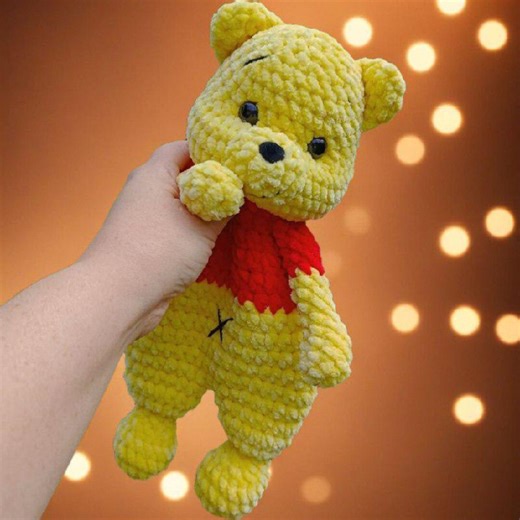 Bear Crochet Snuggler Pattern, Yellow Bear Crochet Pattern, Pattern Amigurumi Comforter, Amigurumi Snugglers PDF English - Etsy