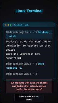 tcpdump Command Guide: Capture & Filter Network Traffic on Linux