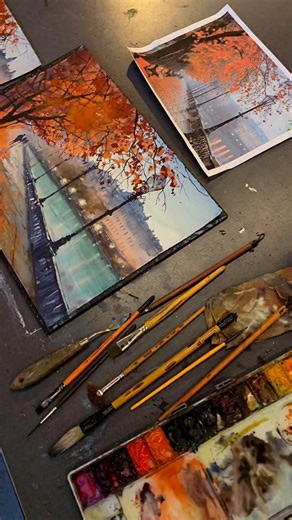 Fall Special on My Patreon! Learn watercolor step by step with over 80 full-length tutorials, material guides, and reference photos. Join now and enjoy 30% off with code 03C72 — available for a limited time! | Javid watercolor