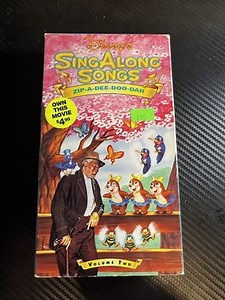 Walt Disney Home Video Zip-A-Dee-Doo-Dah VHS Full Screen NTSC NR Sing-Along | eBay