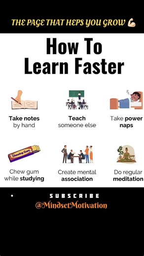 How To Learn Faster 🚀#shorts#motivation