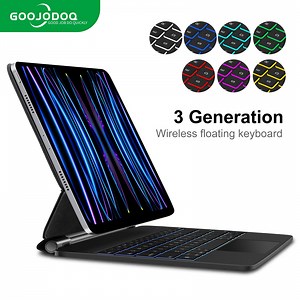GOOJODOQ 매직 키보드 iPad Air 6 2024 13 인치 케이스 iPad Pro 11 12 9 Pro 13 Air 4 Air 5 iPad 10 세대 커버 - AliExpress