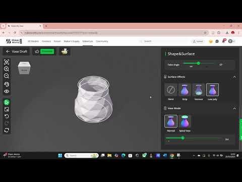 Complete 3D Printing Vase Tutorial: From Design to Final Print #3dprinting #bambustudio #3dtutorial