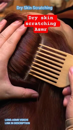 Asmr dry skin scratching #asmrscalpscratching #scalpmassage #asmrscalp @MadPASMR