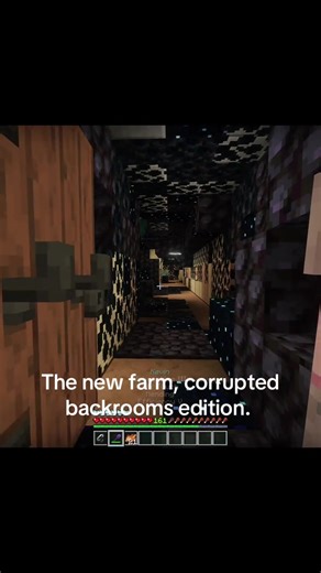 Corrupted Back Rooms Build in Minecraft