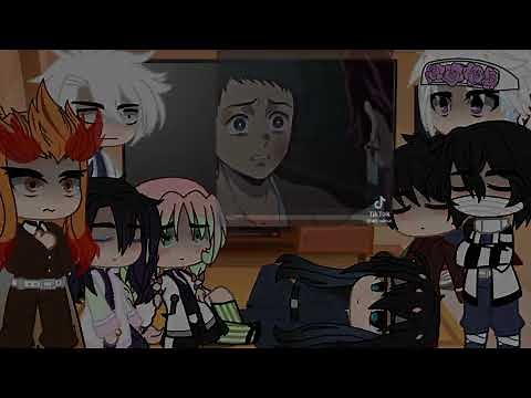 Los pilares reaccionan a kamado tanjiro// parte 1//