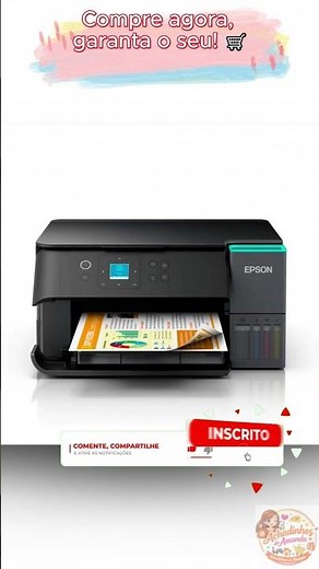 ✨ Epson EcoTank L4360 Wi-Fi #homeoffice #tecnologia #impressão