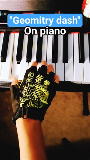 how to play "Geometry dash" | Stero Maddness | #piano #pianotutorial #geometrydash #pianocover