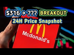 MCD STOCK SURGES! 🚀 $316 Today | McDonald's Stock | MCD Stock Price Today | McDonald's Shares