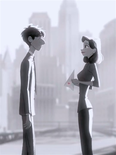 Paperman #SHORTS #ANIMATION #VIRAL #CINEMA #MOVIE