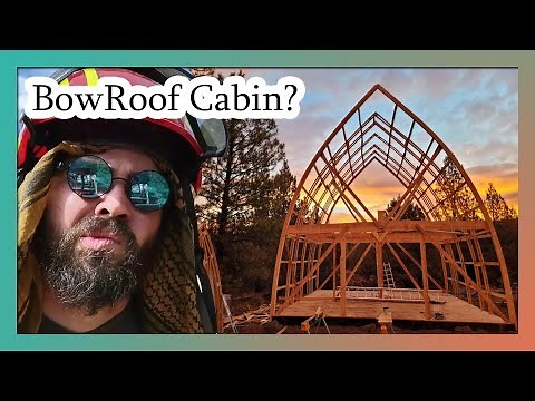 Building a Gothic Arch - Off-Grid Cabin 2of2