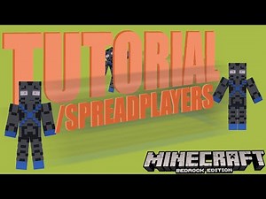 Como usar el comando Spreadplayers | Minecraft Bedrock