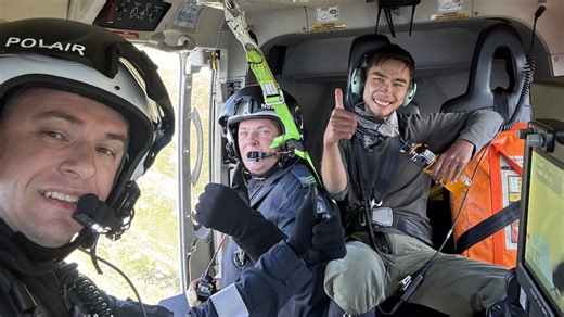 Rescued hiker Hadi Nazari joins other bushwalkers who make it out of the vast Australian bush alive