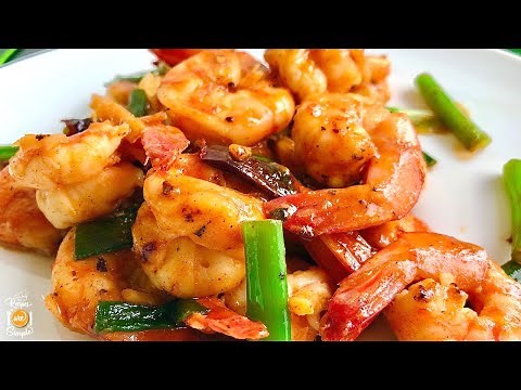 Asian Chilli Garlic Prawns Recipe