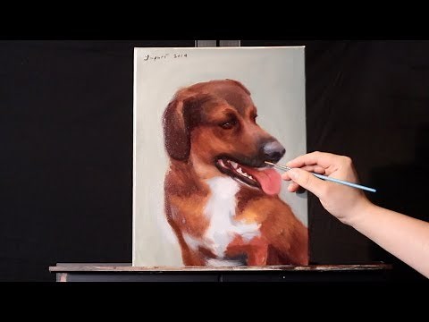 Alla Prima Oil Painting Tutorial | How To Paint Pet Portraits