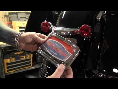 Kuryakyn Garage: Harley Davidson Street Glide Curved License Plate Install