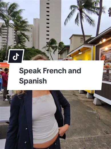 Learn French and Spanish with a Romanian Student in Hawaii