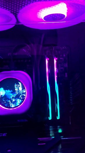I Actually Built a Gaming PC Myself #gaming #setup #PC