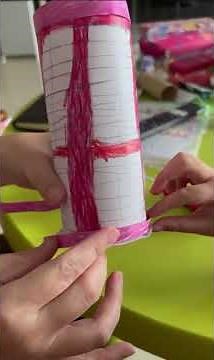 Sanrio My Melody & Kuromi Art Craft stationary | DIY Pen Holder | 美乐蒂库洛米 手工自制笔筒 @ Zhi Ying&Zhi Xuan