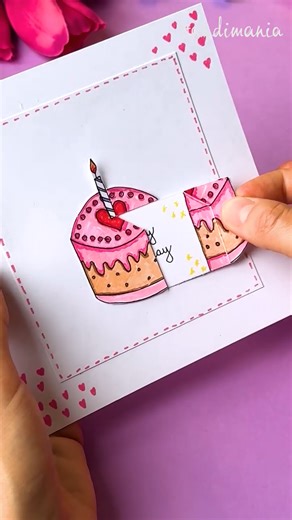 How to make an amazing DIY BIRTHDAY CARD? 🤩🎂💌 | Handimania
