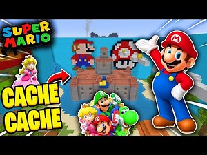 CACHE CACHE SUR MINECRAFT MAP MARIO ! SUPER MARIO BROS PS4 FR
