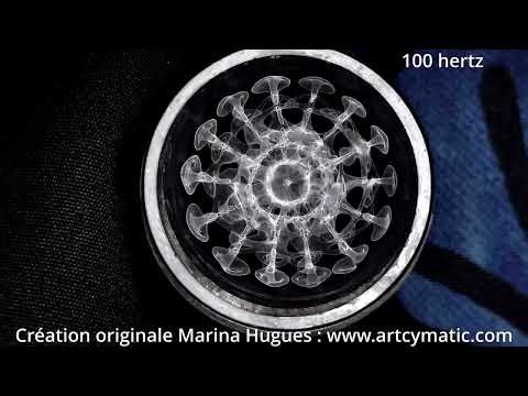 Cymatic Art : visualisation de quelques fréquences