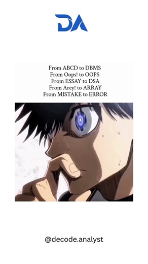 We all grew up... 😮‍💨😮‍💨 #decodeanalyst #excel #codeprep