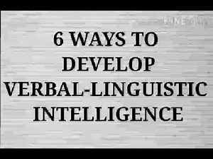 How to improve linguistic intelligence