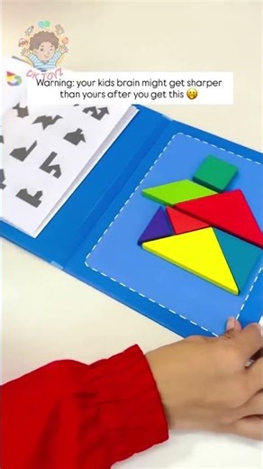 Magnetic Tangram @179 rupees Best for brain 🧠 booster gameComment “buy” to get details Follow @