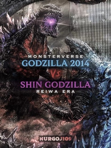 Godzilla 2014 #vs Shin Godzilla | #edit #monsterverse #shingodzilla #godzilla #toho #wisedit