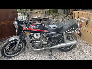 Honda CX500 Part 2/4 Classic Motorcycle Restoration 1981 been laid up since 1995