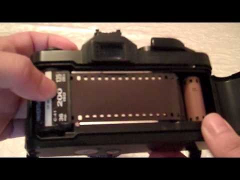 Loading 35mm Film Into A Chinon Camera